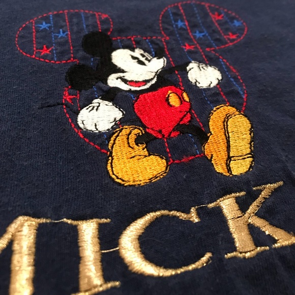 Vtg single stitched Mickey Mouse T shirt size XL - Picture 4 of 7